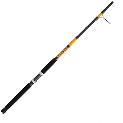 Image of Ugly Stik Bigwater Spinning Fishing Rod,Black/Red/Yellow