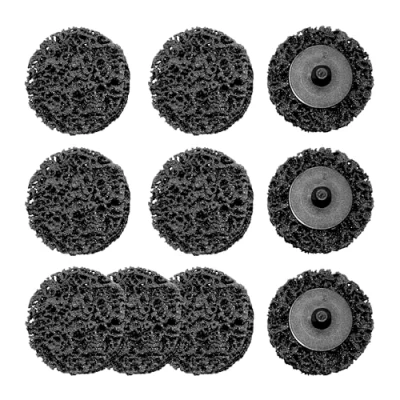 Image of Merryland Strip Disc 50mm Paint Rust for Die Grinder, 50 mm Black Removal 10 Pieces, Wheel Stripping Cleaning INOX Stainless Steel Iron Universal 2inch, DGTA010C2