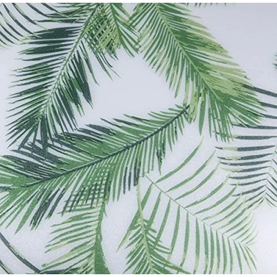 Image of Venilia 54332 Vitrostatic Window, Palm Leaves, Privacy, Frosted, Screen, Shower Cubicle, Glass Decorative Film, Transparent, 1.5 m, 200 µm (Thickness: 0.2 mm), foil, 45 cm x 1,5 m