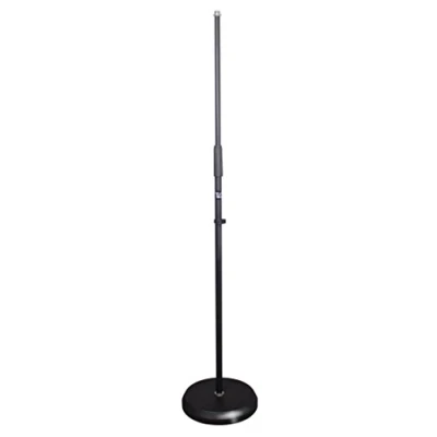Image of TGI 2059 Straight Microphone Stand with Round Base