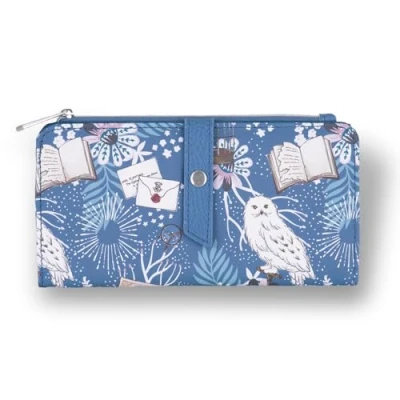 Image of Bioworld Harry Potter Hedwig Owl Post Floral Print Purse