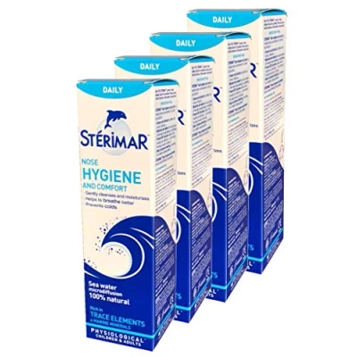 Image of Stérimar Nose Hygiene and Comfort Nasal Spray 100ml Pack 4 x 100 ml
