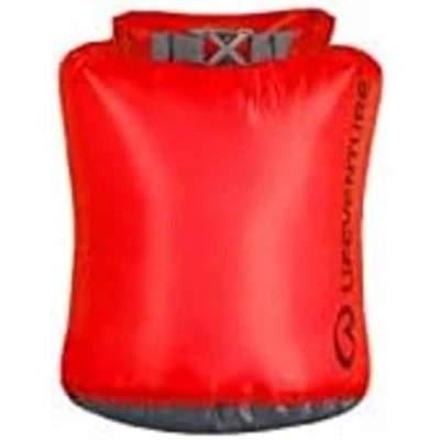 Image of Lifeventure Ultralight Dry Bag, Siliconized Rip Stop Fabric With Fully Taped Seams Lightweight Waterproof Sack For Kayaking Camping Hiking Travelling Boating Water Sports,Red,2 litre