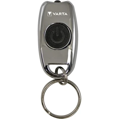 Image of Varta Metal Key Chain Light LED with 2 x CR2016 Button Cells, Zinc alloy, Silver