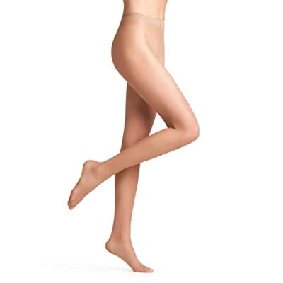 Image of FALKE Women&#039;s Lunelle 8 DEN W TI Ultra Sheer Plain 1 Pair Tights, Skin colour (Brasil 4679), M L