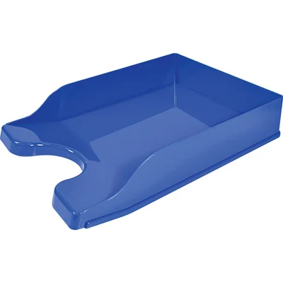 Image of Offis Executive Stacking Letter Tray Blue