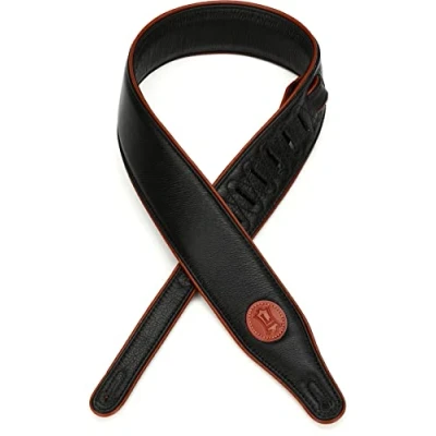 Image of Levy&#039;s Leather MSS17 BLK Guitar Strap