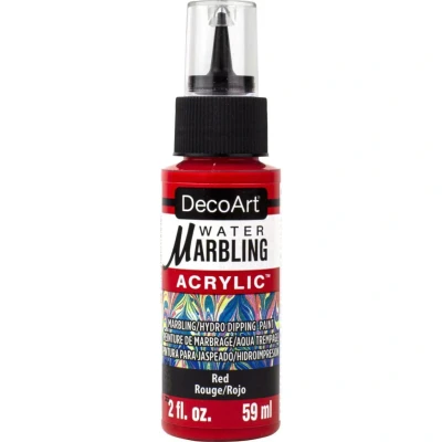 Image of DecoArt Water Marbling Paint 2oz Red
