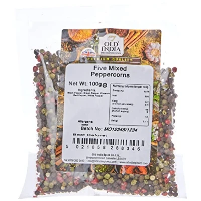 Image of Old India Five Mixed Peppercorns 100g