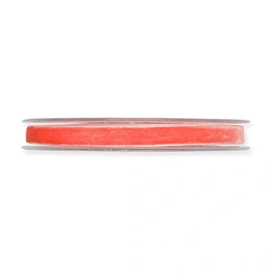 Image of FloristryWarehouse Velvet Fabric Ribbon 10mm x 9m Coral