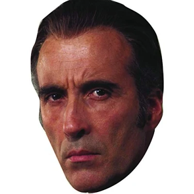 Image of FoxyPrinting Scaramanga Bond Celebrity Cardboard Party Face Mask Fancy Dress
