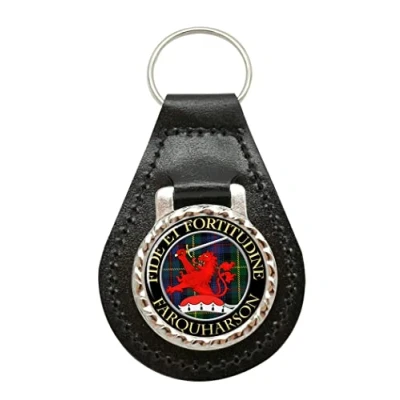Image of Farquharson Scottish Clan Leather Key Fob