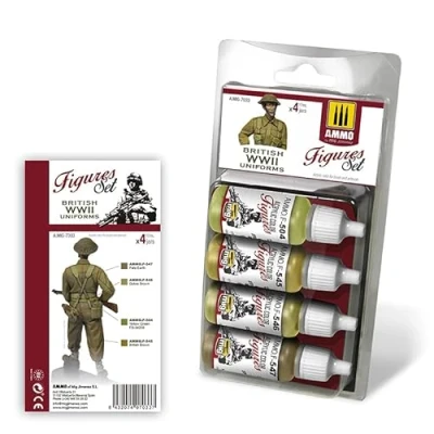 Image of Ammo by Mig AMIG7033 British Uniforms WWII Figures Set