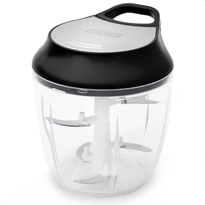 Image of Zolmer® Onion Chopper Manual Vegetable Cutter with Pull Cord Multi 500ml Capacity Cutter/Salad