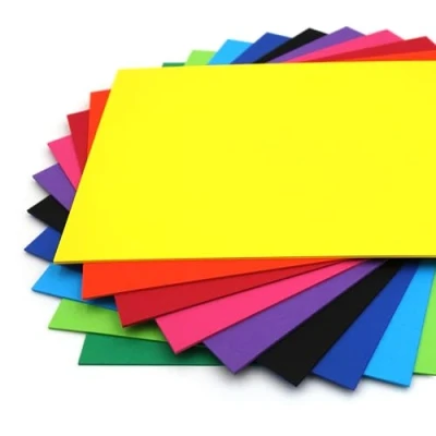 Image of Rothmill A4 Card Stock, 220gsm (280 microns), Multicoloured Pack with 10 Vivid Colours, Ideal for Arts and Craft, Office Stationery Use 50 Sheets