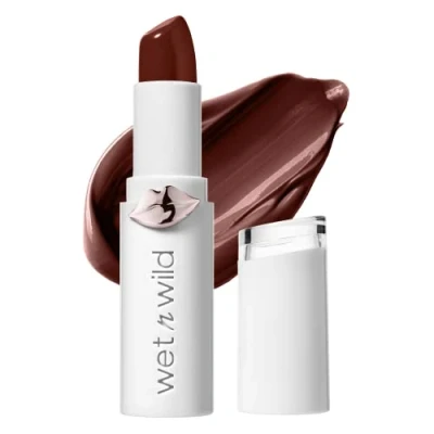 Image of Lipstick By Wet n Wild Mega Last High Shine Lip Color Makeup, Red Jam With Me
