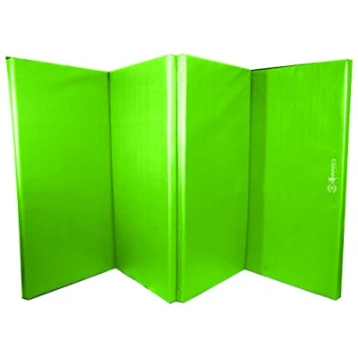 Image of Sure Shot Foldable Double Gymnastics Mat 0901FD60LG Lime Green FD60