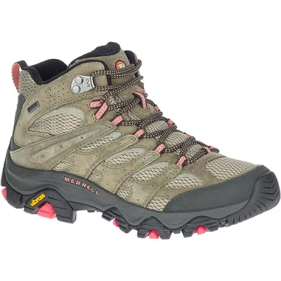 Image of Merrell MOAB 3 MID GTX Hiking shoes, Women&#039;s, Size: 4, Olive Leather and textile