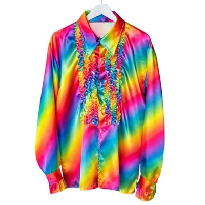 Image of Boland Rainbow Party Shirt Medium EU Size 50/52 UK 40/42