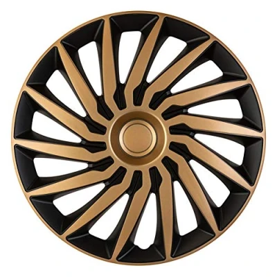 Image of AUTO STYLE Set wheel covers Kendo 14 inch black/gold