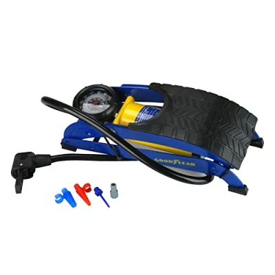 Image of Goodyear Corded Electric Foot Pump with Single Cylinder and Double Head