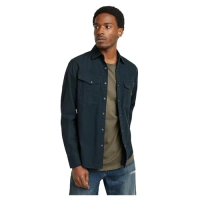 Image of G STAR RAW Men&#039;s Dakota Slim Shirt Long Sleeve, Legion Blue Gd D25223 d454 b853, M