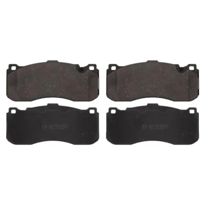 Image of 34116784807, 34116786044 Brake pad set BLUE PRINT ADB114246 Front Axle prepared for wear indicator BMW: 3 Saloon, Coupe, Touring