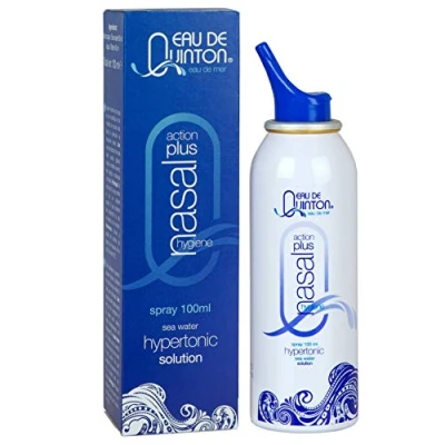 Image of Eau De Quinton Water Sea Action Plus Nasal Hygiene Hypertonic 100 ml Spray.