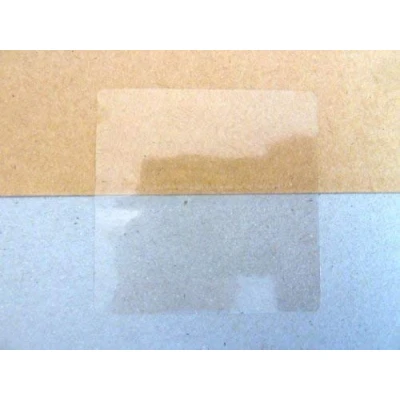 Image of 50x50mm Square x Roll of 1000 Gloss Clear Transparent Seals Self Adhesive Labels with Standard Permanent