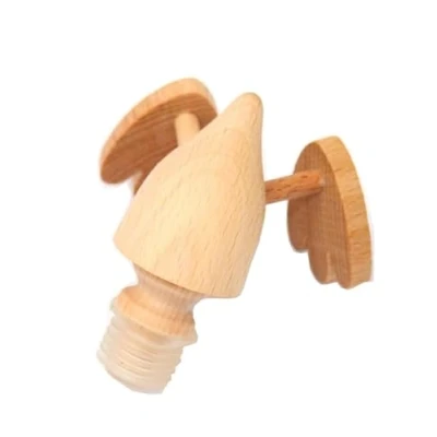 Image of Wooden World Original Style Wine Bottle Stopper Stopper/Benefit Cork Duck Shape