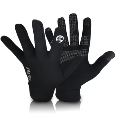 Image of Kratos Cycling Gloves Full Finger Mountain Bike Touch Screen Anti slip Lightweight MTB for Running Biking Sporting Driving Men Women