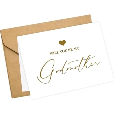 Image of LADY&amp;HOME to My Godmother on Wedding Day Card,Wedding Card Godmother,Thank (C2:Godmother)