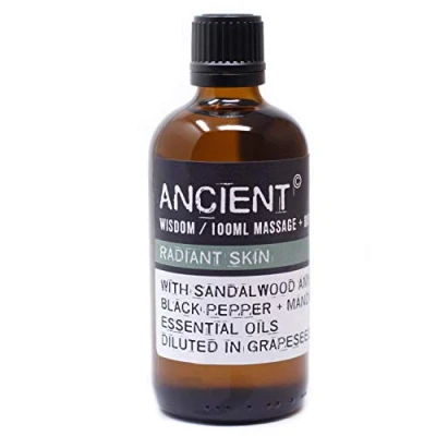 Image of Ancient Wisdom 100 ml Sandalwood Glow Massage Oil