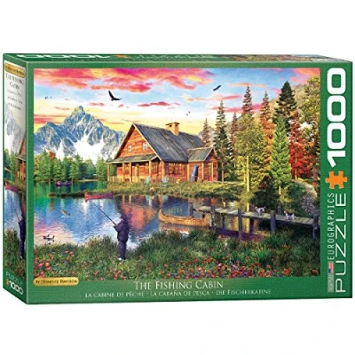 Image of EuroGraphics 6000 5376 The Fishing Cabin Jigsaw Puzzle, Various, 1000