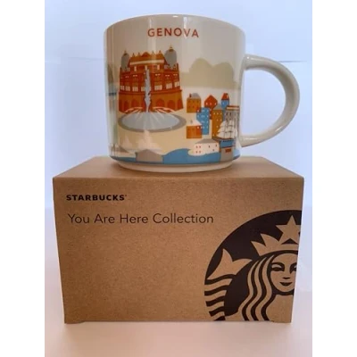 Image of STARBUCKS Genova/Genoa (Italy/Italy) Mug YAH You Are Here Collection 14 fl oz / 414 ml