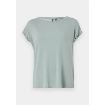 Image of Vero Moda Vmava Plain SS GA JRS NOOS Basic Tshirt, Women&#039;s, Size: XS, Gray mist