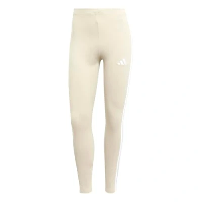 Image of adidas Women&#039;s ESSENTIALS 3 STRIPES COTTON LEGGINGS, wonder alumina/white, XXL