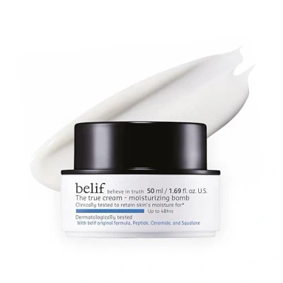 Image of belif The true cream moisturising bomb Lightweight with peptide, ceramide &amp; squalane, 48 hours hydration, restores skin barrier, firming, Korean skincare, beauty (50ml)