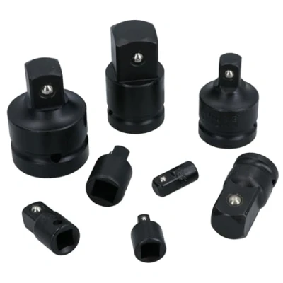 Image of Socket Adapter Adaptor Reducer Step Up Set Imapct 1/4&quot; 1&quot; 8pc TE813