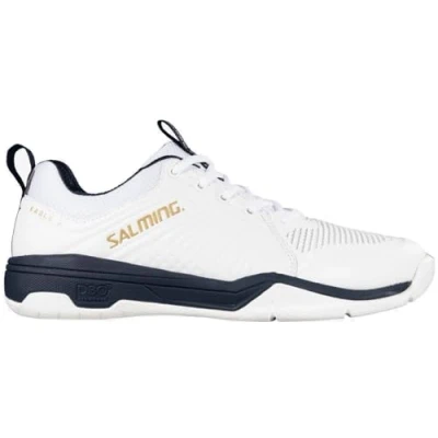 Image of Salming Eagle Men&#039;s Squash Shoes, White/Navy, 7 UK