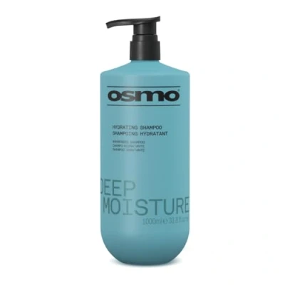 Image of OSMO Deep Moisture Shampoo Keratin Complex &amp; Pataua Oil Hydration Dry, Damaged Coloured Hair Vegan. 1000ml