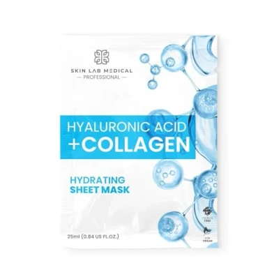 Image of Hyaluronic Acid + Collagen Professional Face Mask 5 masks
