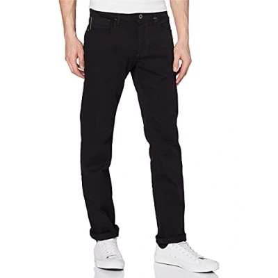 Image of camel active Men&#039;s 5 Pocket Houston Straight Jeans, Black (Forever 9), 36W / 34L
