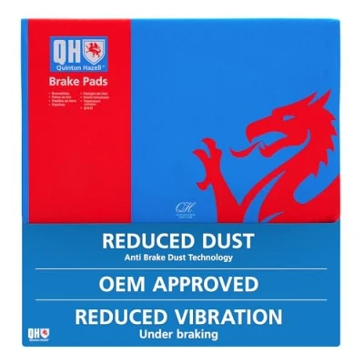 Image of 43022SWWG00, 43022SWWG01, 43022SWWG02, 43022SWWG03, 43022T1GG00 Brake pad set QUINTON HAZELL BP1633 HONDA: CR V 4, 3