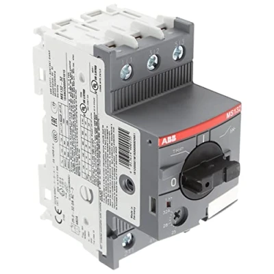 Image of ABB MS132 32 Manual Motor Starter, 45mm width, 3 Pole, 690 V, 50 60Hz (ABB1SAM350000R1015)