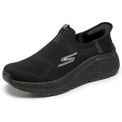 Image of Skechers Performance MAX Cushioning Elite 2.0 Neutral running shoes, Women&#039;s, Size: 8, Black Textile