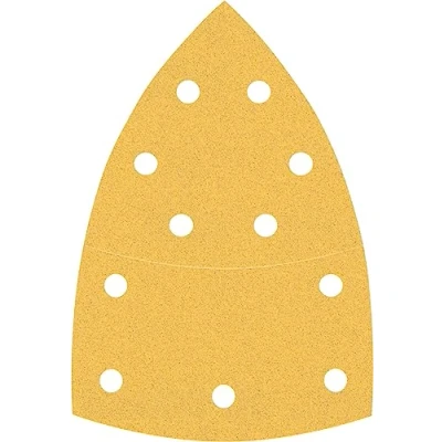 Image of Bosch Professional 10x Expert C470 Sandpaper (for Hardwood, Paint on wood, 102x62, 93 mm, Grit 120, Accessories Multi Sander)