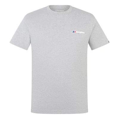 Image of Berghaus Men&#039;s Class Logo T Shirt, Grey Marl Bci, 3XL