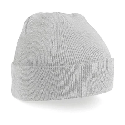 Image of Beechfield Original Cuffed Beanie Light Grey