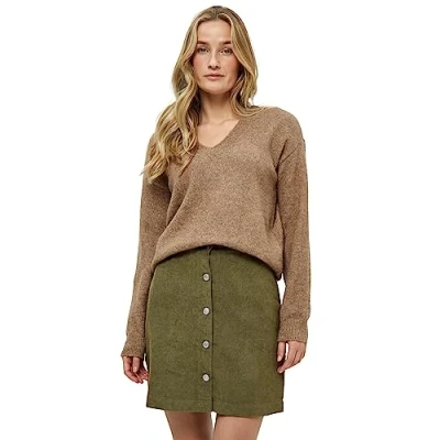 Image of Desires Women&#039;s GEA V Neck Pullover, 5074 Pine Bark, XL